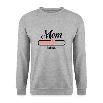 Momie - Sweat-shirt Unisexe - gris chiné - Devant - Alina (178cm) & Michal (187cm)