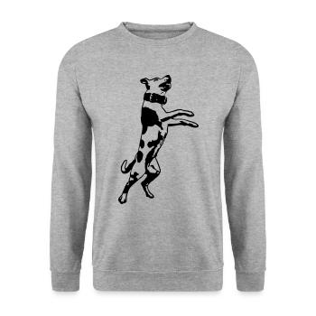 Stafford Jump Vec - Unisex Sweatshirt - salt & pepper - Front - Alina (178cm) & Michal (187cm)