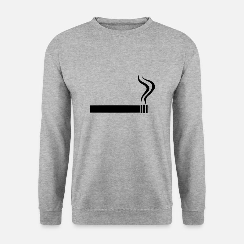 cigarette - Sweat-shirt Unisexe - gris chiné