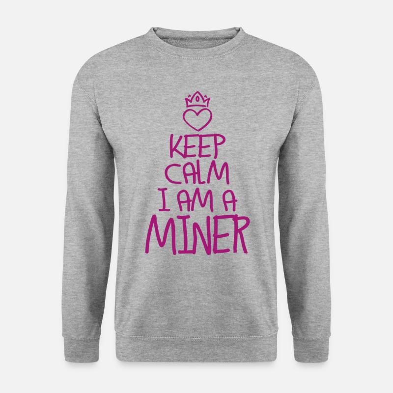 Keep Calm Miners - Unisex Sweatshirt - salt & pepper