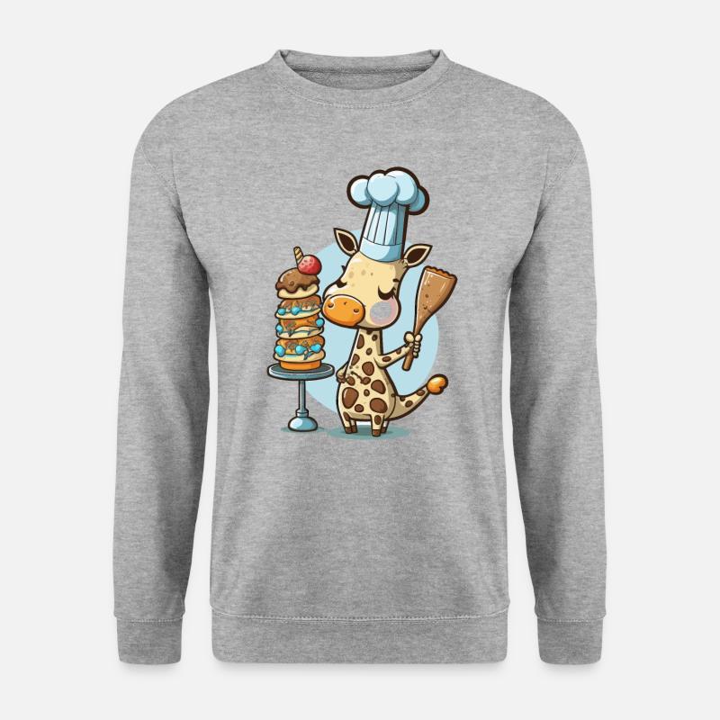 Cuisson à la commande - Sweat-shirt Unisexe - gris chiné