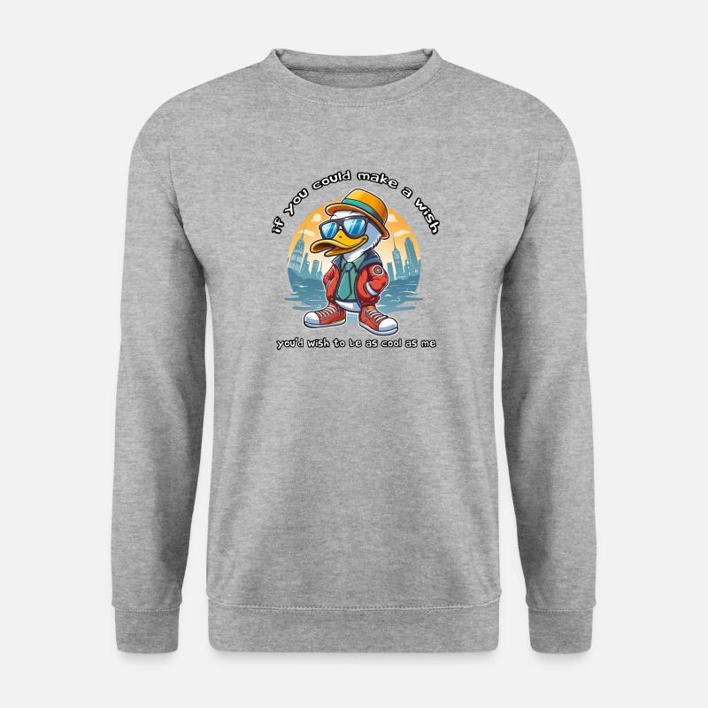 Chulo Duck - Unisex Sweatshirt - salt & pepper