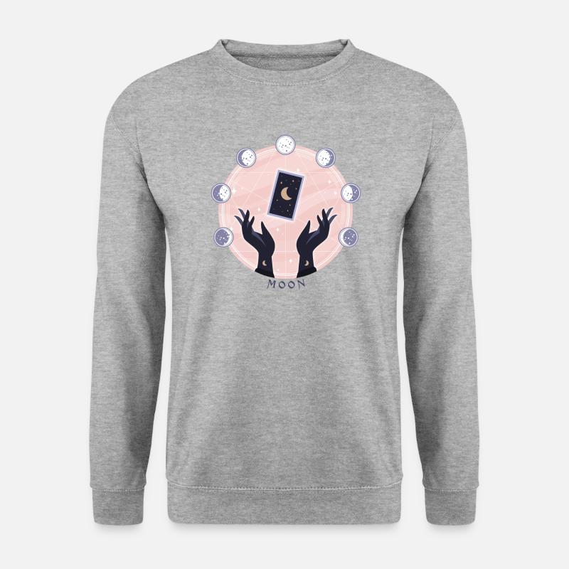 Lunar Magic Tarot Card - Unisex Sweatshirt - salt & pepper