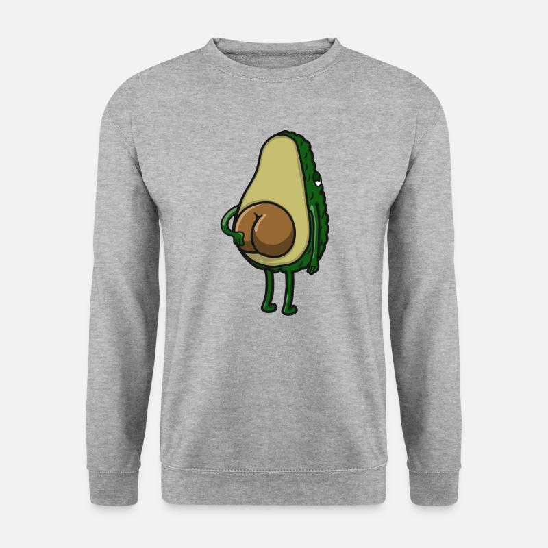 Avocado Funny Butt - Unisex Sweatshirt - salt & pepper