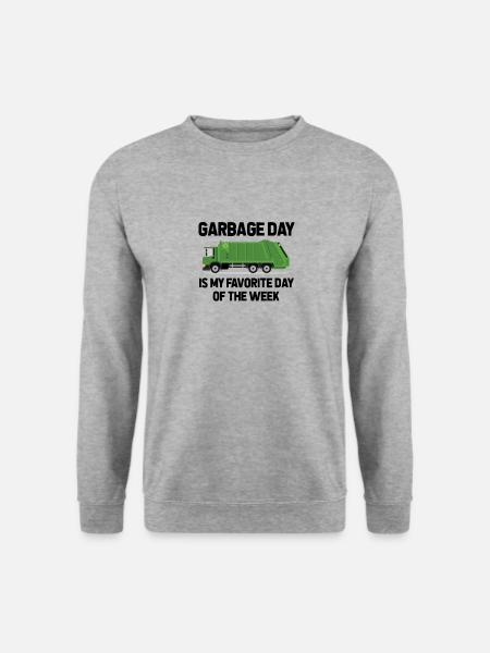 Müllmann garbage truck - Unisex Sweatshirt - salt & pepper