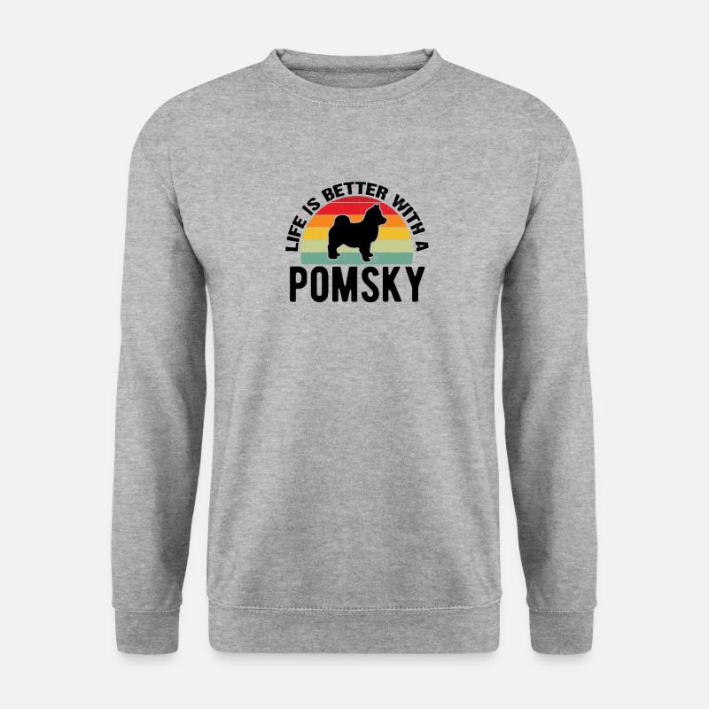 Pomsky - Unisex Sweatshirt - salt & pepper