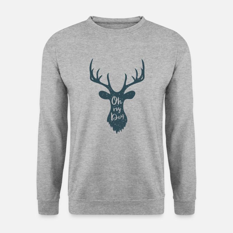 Oh my Deer - Unisex Sweatshirt - salt & pepper