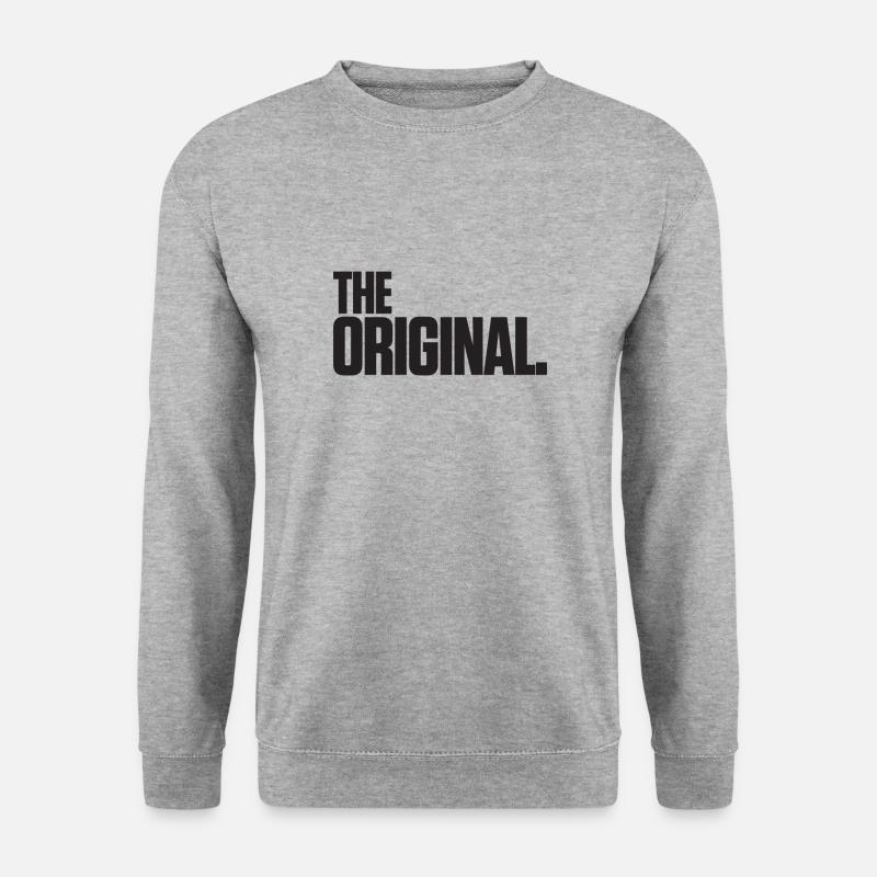 The Original - Unisex Pullover - Weißgrau meliert