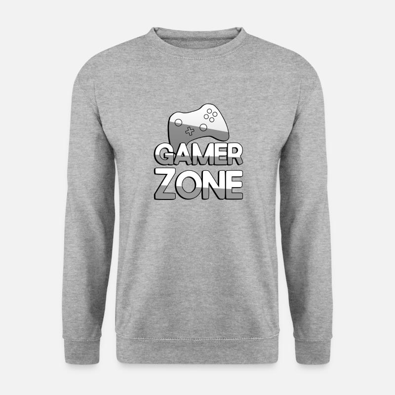 GAMER ZONE + Controller - Gaming - Unisex Sweatshirt - salt & pepper