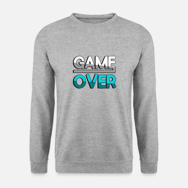 GAME OVER (Turquoise) - Gaming - Unisex Sweatshirt - salt & pepper
