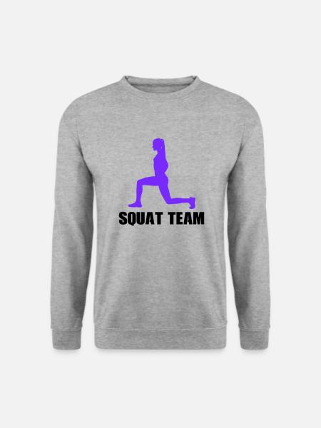 Woman Squat Team - Unisex Sweatshirt - salt & pepper