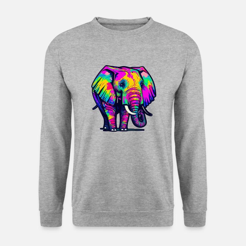 Elephant - Unisex Sweatshirt - salt & pepper