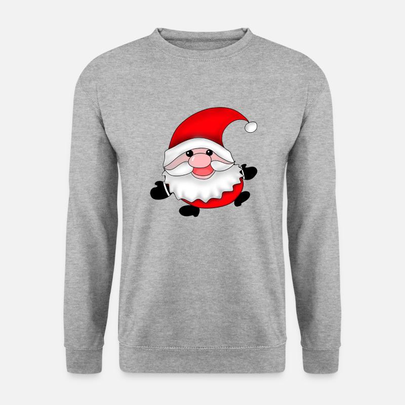 MrWeihnacht - Unisex Pullover - Weißgrau meliert