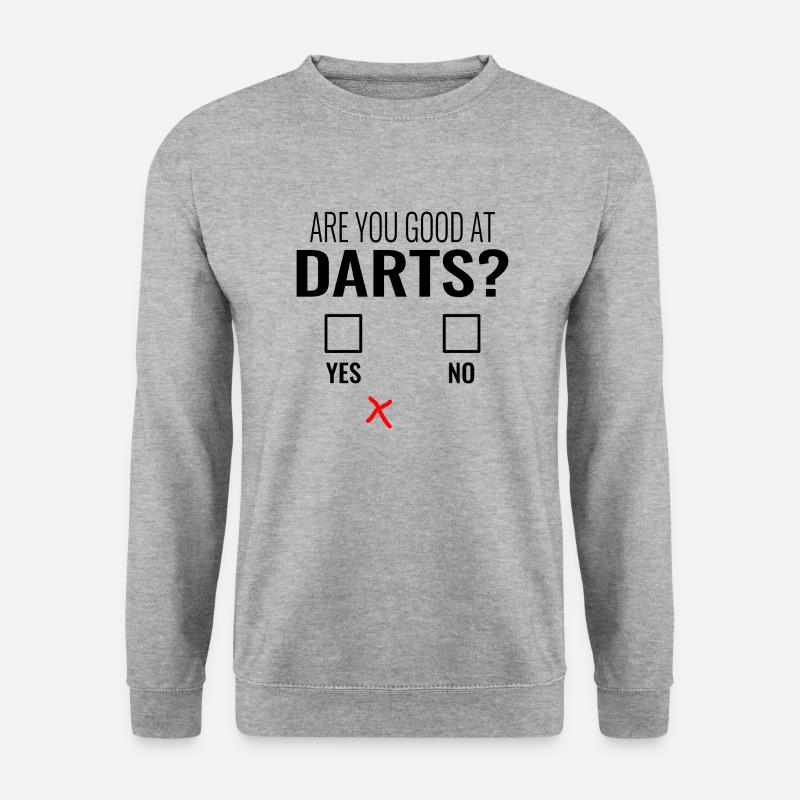 Dart Player Saying Gift - Unisex Sweatshirt - salt & pepper