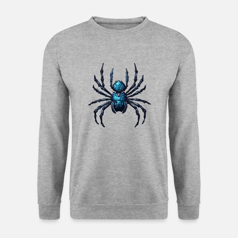 Spider / Web / Pet / Reptile / Eight-legged - Unisex Sweatshirt - salt & pepper