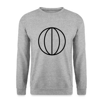 Ballon de basket - Sweat-shirt Unisexe - gris chiné - Devant - Alina (178cm) & Michal (187cm)