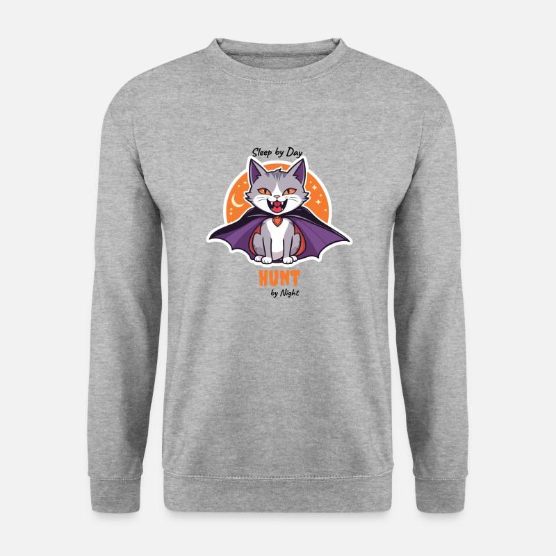 Vampire Cat - Unisex Sweatshirt - salt & pepper