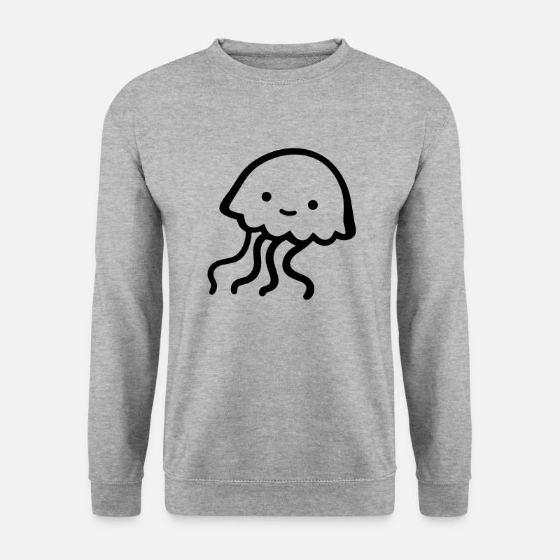 Jellyfish - Unisex Sweatshirt - salt & pepper
