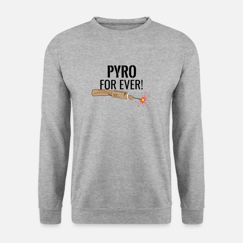 Pyro For Ever Black - Unisex Sweatshirt - salt & pepper