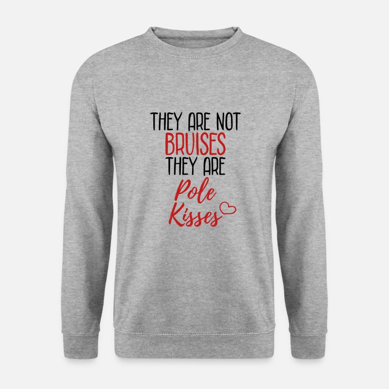 Pole Dance - Unisex Pullover - Weißgrau meliert