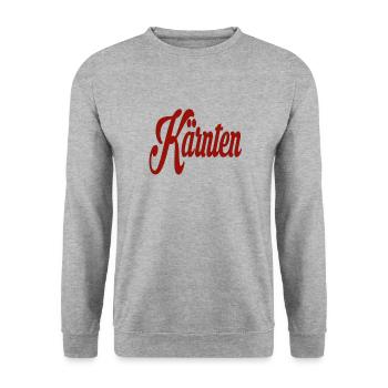 Kärnten - Unisex Pullover - Weißgrau meliert - Vorne - Alina (178cm) & Michal (187cm)