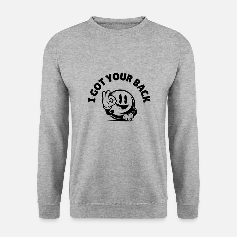 I got your back - Unisex Sweatshirt - salt & pepper