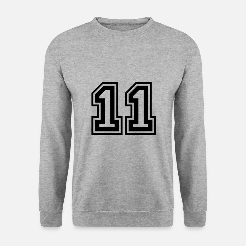 11 Number number - Unisex Sweatshirt - salt & pepper