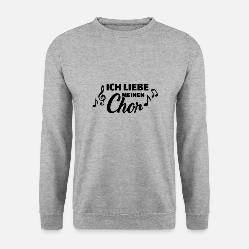 Chor - Unisex Pullover - Weißgrau meliert