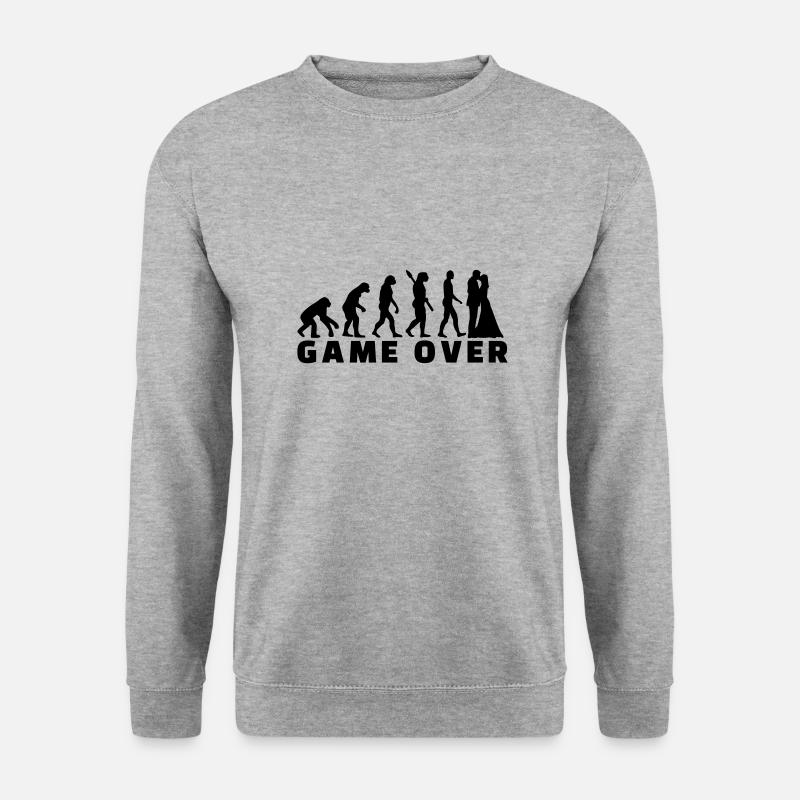 Junggesellenabschied - Unisex Pullover - Weißgrau meliert