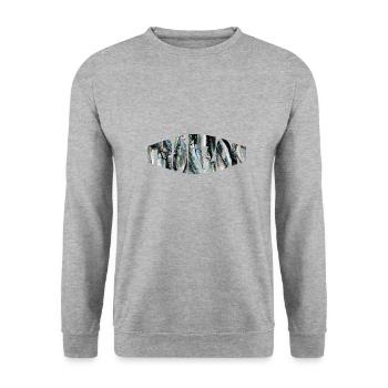 Trabzon Anchovies - Unisex Sweatshirt - salt & pepper - Front - Alina (178cm) & Michal (187cm)