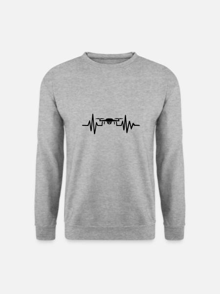 drone - Unisex Sweatshirt - salt & pepper