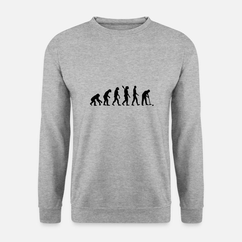 Evolution Krocket - Unisex Pullover - Weißgrau meliert