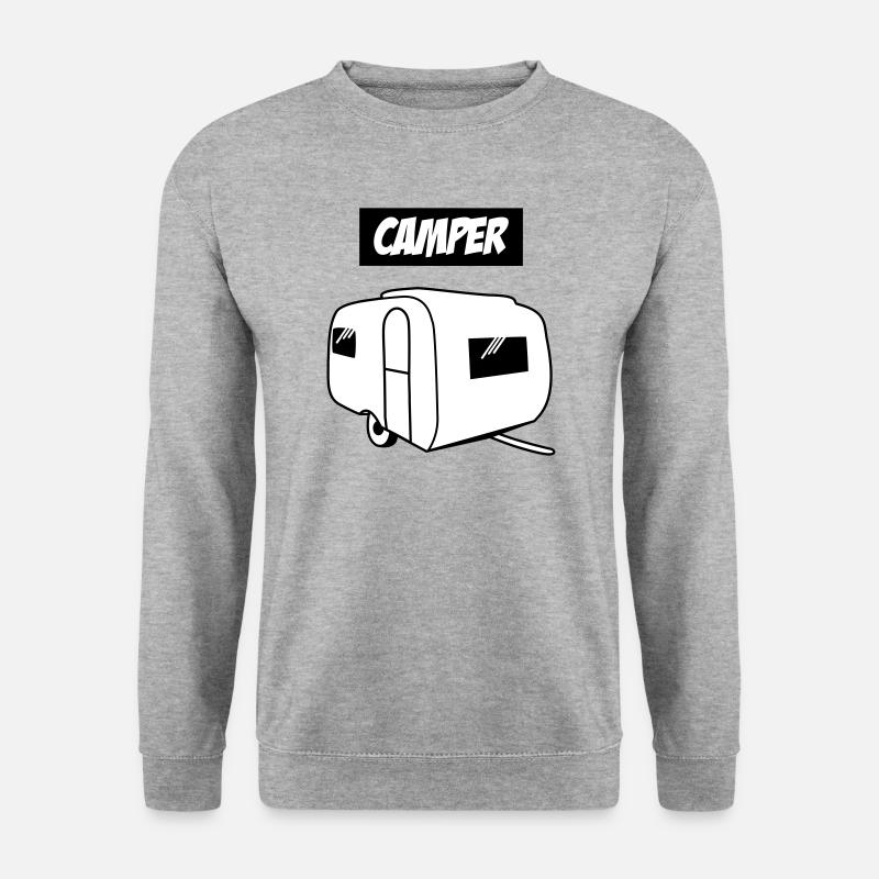 Camper - Unisex Pullover - Weißgrau meliert
