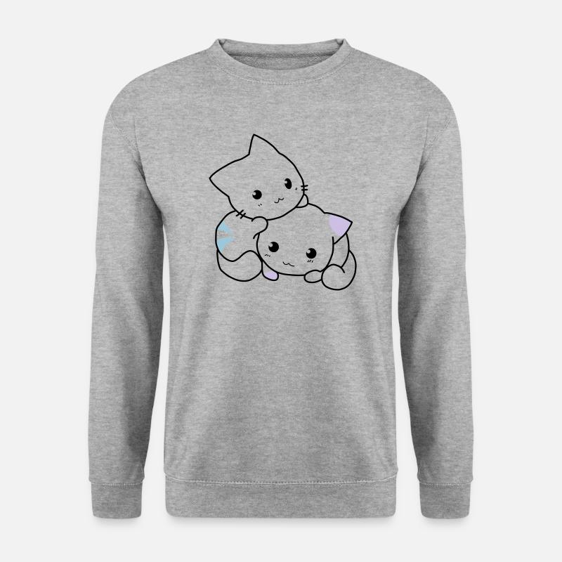 Cats cute - Unisex Sweatshirt - salt & pepper