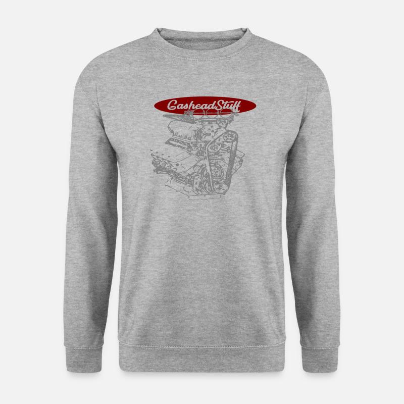 BigBlock - Unisex Pullover - Weißgrau meliert