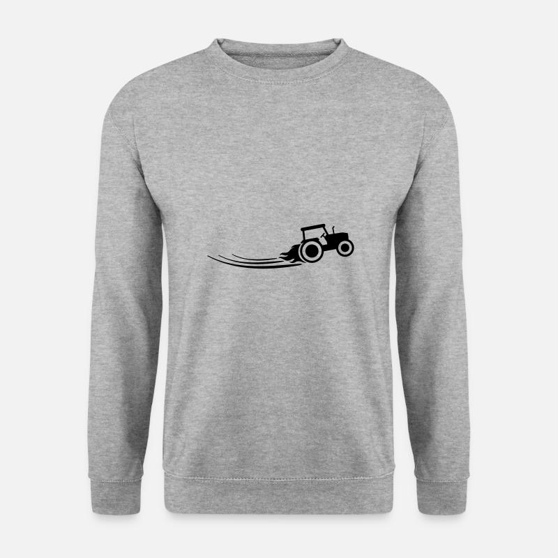 tractor icon - Unisex Sweatshirt - salt & pepper
