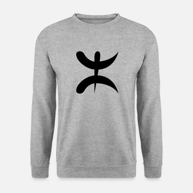 Amazigh - Unisex Pullover - Weißgrau meliert