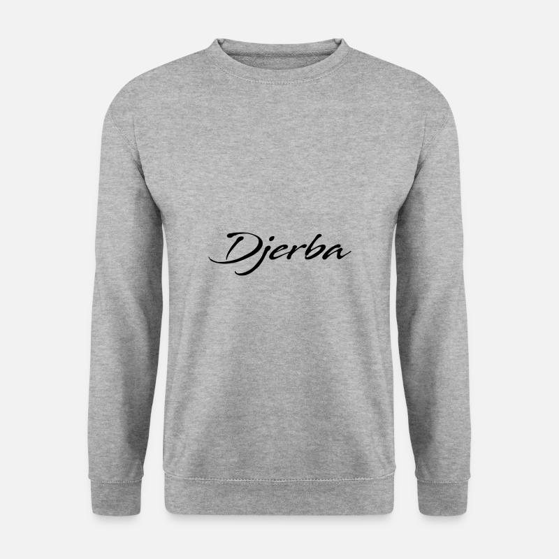 Djerba - Unisex Pullover - Weißgrau meliert