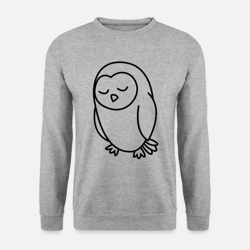 Owl Comic Animal - Unisex Sweatshirt - salt & pepper