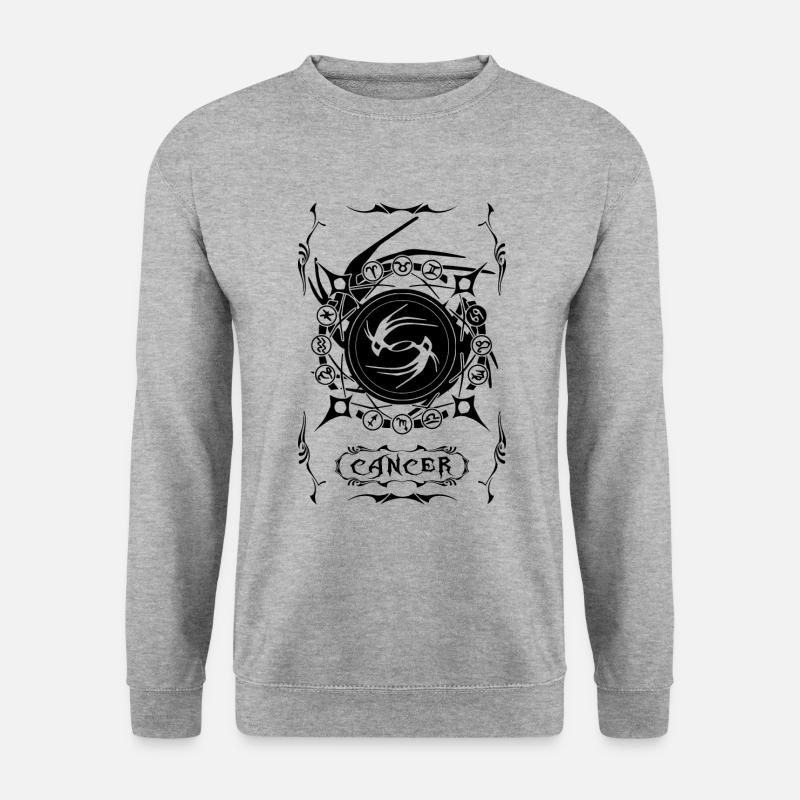 KREBS Sternzeichen - Unisex Pullover - Weißgrau meliert