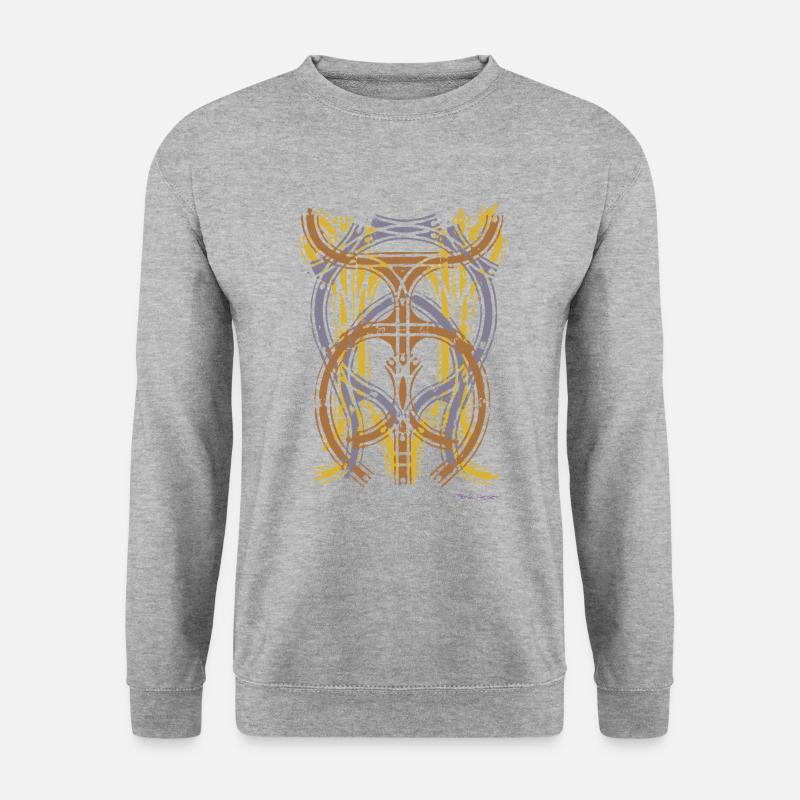 BODYTRACK III - Unisex Pullover - Weißgrau meliert