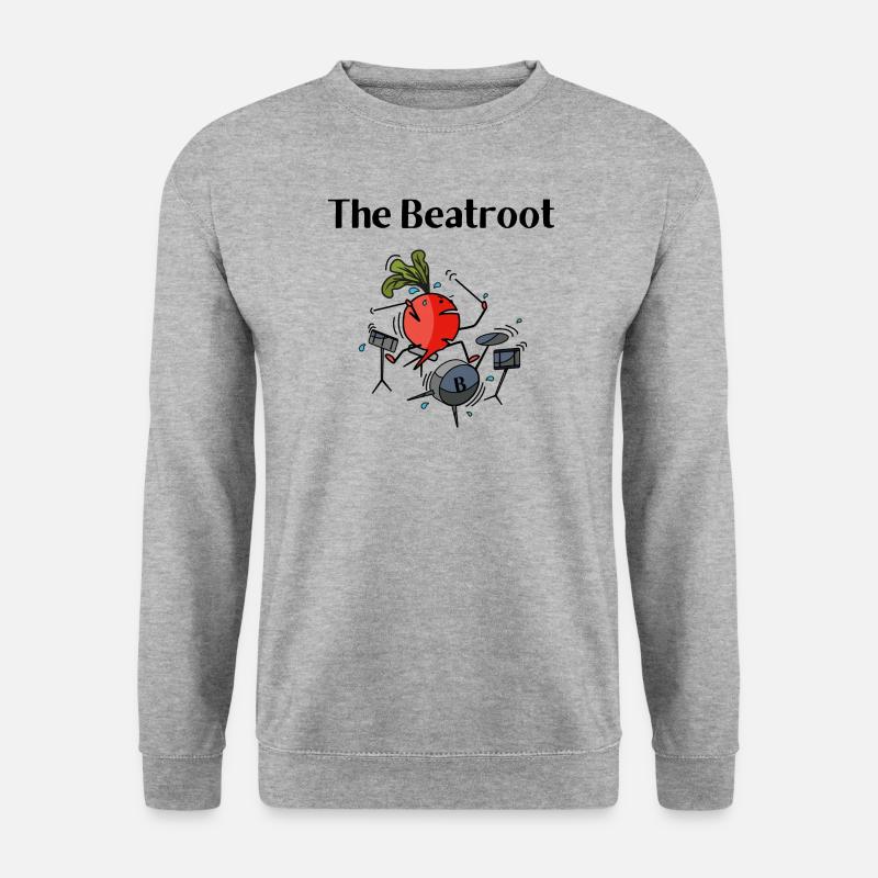 Beetroot drummer - Sweat-shirt Unisexe - gris chiné