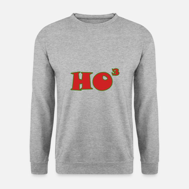 Weihnachtswünsche - Unisex Pullover - Weißgrau meliert