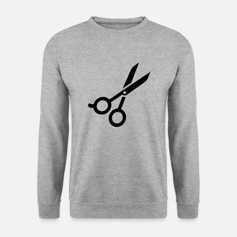 Scissors - Unisex Sweatshirt - salt & pepper