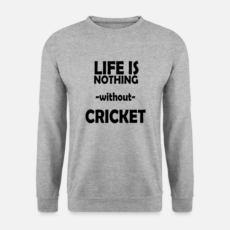 Cricket - Unisex Pullover - Weißgrau meliert