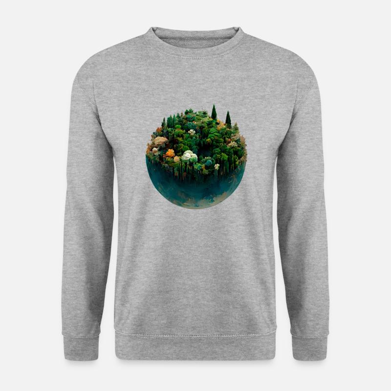 Mundito - Unisex Pullover - Weißgrau meliert