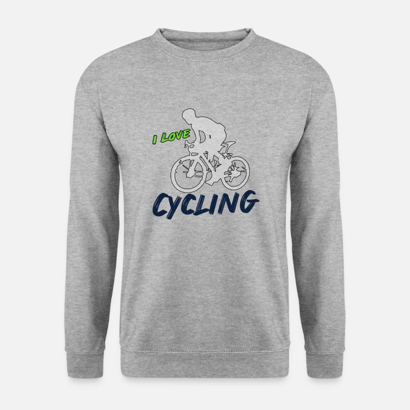 ilvoecycling - Unisex Pullover - Weißgrau meliert