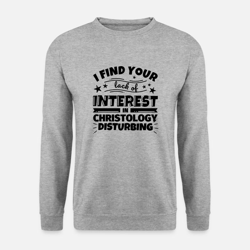 Christology funny gift - Unisex Sweatshirt - salt & pepper