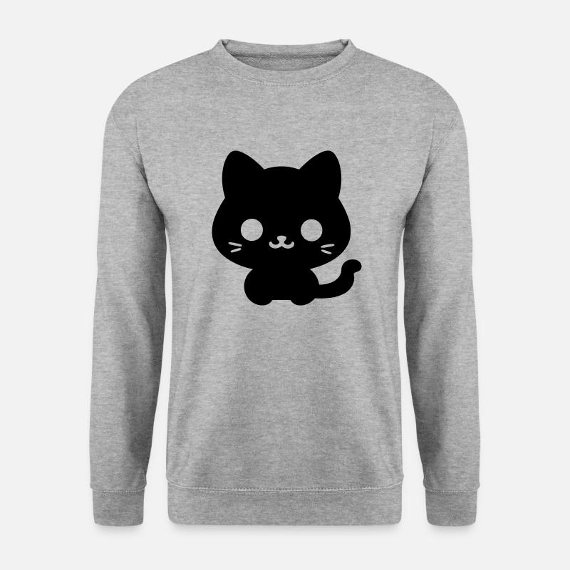 cat - Unisex Sweatshirt - salt & pepper
