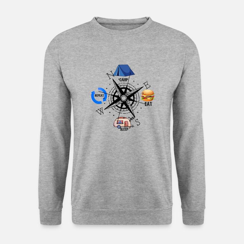 IMG 5307 - Unisex Pullover - Weißgrau meliert